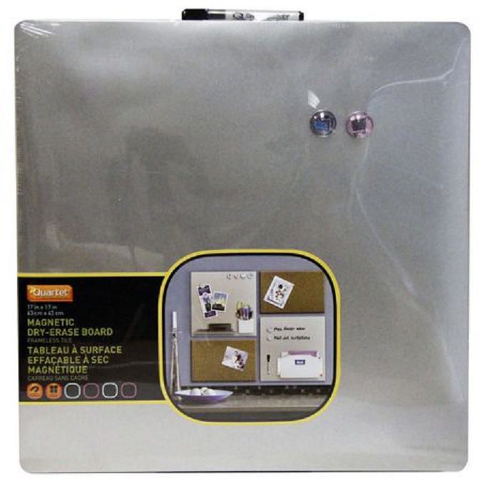 Quartet® Magnetic Dry-Erase Board, 17" X 17"