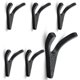 thumbnail image 1 of Gancho Doble CHAO de Pared Minimalista Aleación de Zinc 6 Piezas Multiusos, 1 of 5