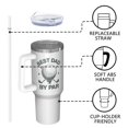 thumbnail image 4 of 1pc golf 40oz Tumbler with Straw & Handle - Insulated Stainless Steel Cup | Holiday Gift for Man Women (Christmas, Valentine's, Birthday), 4 of 7