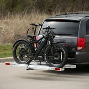 Black Widow Aluminum Double Sport Bike Carrier for eBikes or Fat Tire Bikes – 600 lb. Capacity