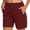 A Red, variant on Wide Leg Cargo Pants Ndbuld Womens Zip Pocket Hiking And Jogging Work Pants Gray M