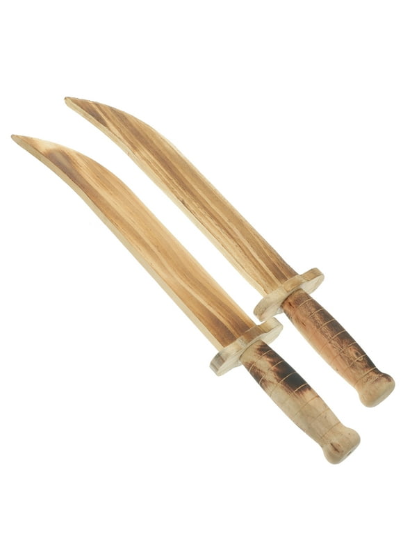 2 Pcs Wooden Knife Toy Toys Sword Toy Distinctive Toy Play Toy Swords for Boys Wooden Sword Kids Sword Child