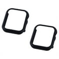thumbnail image 1 of 2 Pack Compatible for Apple Watch Case 40mm [NO Screen Protector] Series 6 5 4 SE, Hard PC Bumper Case Protective Cover Frame Compatible for iWatch 40mm,original black, 1 of 5