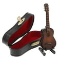 thumbnail image 1 of 1 Set Mini Guitar Decor Wooden Guitar Model Miniature Guitar Miniature Decoration, 1 of 8