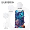 thumbnail image 3 of Sikiie Underwater Turtle Dolphin Octopus Basketball Jersey Reversible Men's Mesh Athletic Sports Shirts Training Practice S-4XLLarge, 3 of 6