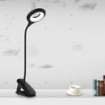thumbnail image 1 of Lámpara de escritorio LED inalámbrica recargable, lámpara de lectura para libros con 16 LED, 3 colores y 3 niveles de intensidad, lámpara de cama con pinza, lámpara de noche táctil para niños, color n, 1 of 5