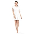 thumbnail image 5 of Vestido de lino con volantes Roman Fashion /Juvenil, 4355 (Blanco) blanco CH, 5 of 5