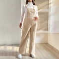 thumbnail image 4 of Combinaison Sans Manches de Maternité Style Pantalon Habillé pour Femme avec Coupe Ajustée Décontractée, Tissu Doux et Respirant pour la Grossesse, Alternative Confortable au Pantalon Décontracté pour Femme, 4 of 7