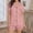 05-Pink, variant on Womens Summer Pajamas,Pajamas Set for Women Short Sleeve Sleepwear Button Down Pjs Soft 2 Piece Lounge Sets,Pink,L