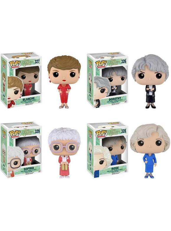 Funko POP! Golden Girls TV Collectors Set Featuring Sophia, Rose, Blanche and Dorothy