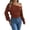 Brown-womens sweaters yanhoo, variant on Womens Off The Shoulder Sweaters Long Sleeve Boat Neck Knitted Cropped Tops Loose Fit Pullover Sweater