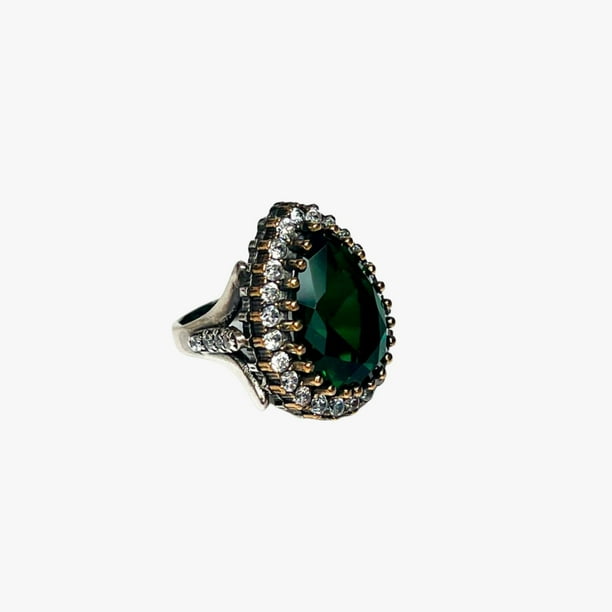 Anillo Hurrem Plata .925 Stellium La réplica exacta del anillo de la Sultana Hurrem, manejamos tallas de la 5 a la 10.