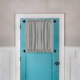 thumbnail image 3 of XISOBO 4 Pack Magnetic Curtain Rods for Metal Doors Multi-Use Adjustable Rods Tool Free for Iron and Steel Place 1/2" Diameter, with Petite Ball Finials (9"-16", Black), 3 of 6