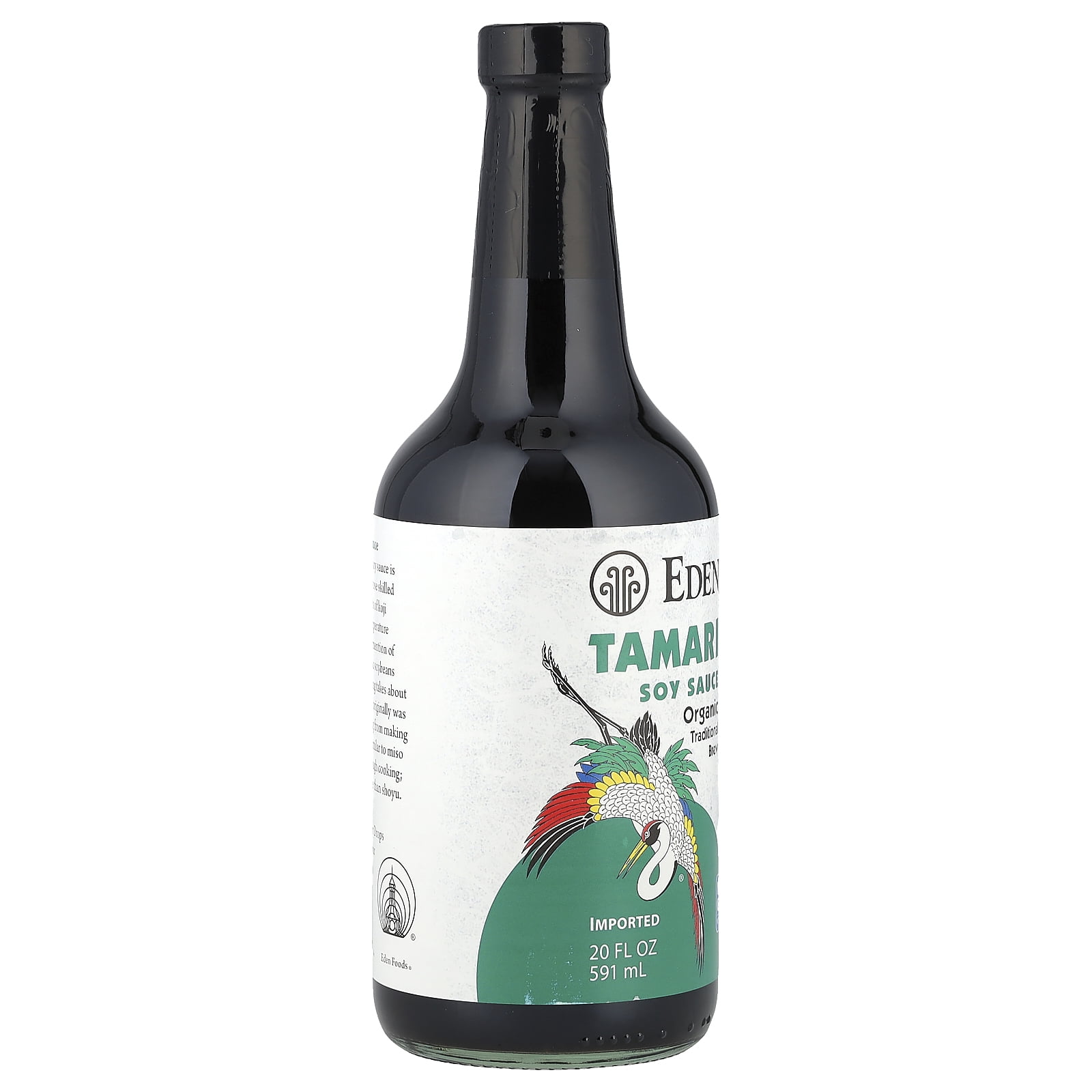 Eden Foods Organic Tamari Soy Sauce, 20 fl oz (591 ml)