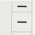 thumbnail image 5 of Ariel Kelly 54 Inch Single Rectangle Sink Bathroom Vanity With Carrara White Quartz Countertop 1.5 Inch Edge In White, 5 of 12