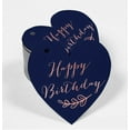 thumbnail image 2 of Inkdotpot Rose Gold Foil Paper Hang Tag Happy Birthday Favor Tag 50 Pieces, 2 of 8