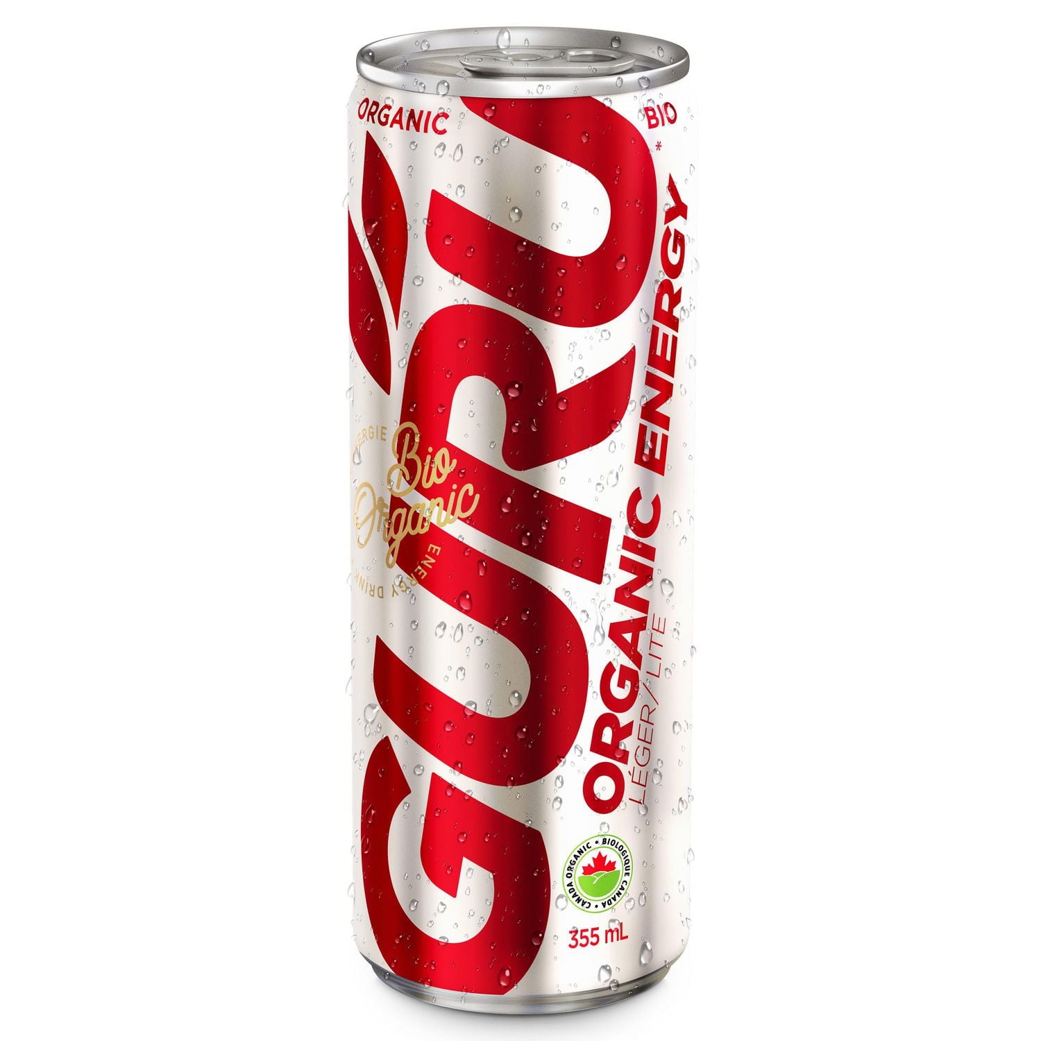 Boisson Énergisante Végétale à Faible Teneur en Glucides GURU Lite 355 mL, Canette 355mL