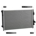 thumbnail image 2 of New Aluminum Radiator Compatible with 2015-2019 Audi A3 2019-2021 VW Golf 1.4T 1.8T 2.0T MQB Crossflow 1-Row Spring Lock 32.5mm No EOC TOC 5WA-121-251-H 5WA121251H 5Q0-121-251-GQ I4, 2 of 8