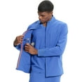 thumbnail image 4 of Cherokee Infinity GNR8 Men Scrubs Jacket Zip Front Plus Size IN350A, 3XL, Royal, 4 of 5