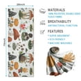 thumbnail image 2 of Brown Mushroom Bug White Pattern Hot Yoga Mat Towel Non Slip for Hot Yoga - Quick-Drying Yoga Mat Cover with 4 Corner Pockets with Travel Bag - Hot Yoga Towel Non Slip 70"x26", 2 of 6