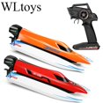 thumbnail image 2 of WLtoys-Barco de carreras de alta velocidad a Control remoto, modelo WL916F1, 2,4G, impermeable, recargable, eléctrico, juguetes de lancha rápida Fivean unisex, 2 of 2