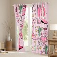 thumbnail image 3 of Homewish Chic Cowgirl Boots Curtains Pack of 2 (42x84 Each),Tropical Desert Cactus Curtains Blackout,Colorful Stars Pattern Bedroom Curtains For Girls Kids,Luxury Bedroom Decor, 3 of 6