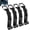 Black, variant on Headrest Hooks 4 Pack Adjustable Universal Fit Auto Seat  Organizer Storage Hanger Purse Bags Holder with Clip Black