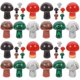 thumbnail image 4 of 40 piezas de decoración de setas de simulación estatuas de setas de cristal DIY Mini adorno de setas FRCOLOR HaoMX16408190, 4 of 6