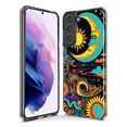 thumbnail image 3 of MUNDAZE Samsung Galaxy S20 Shockproof Clear Hybrid Protective Phone Case Neon Psychedelic Indie Hippie Indie Moon Cover, 3 of 5