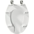 thumbnail image 2 of BEMIS 3L2150T 000 Toilet Seat, With Cover, Plastic, Elongated, White, 2 of 5