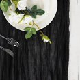 thumbnail image 6 of Balsa Circle 10 Feet Black Cotton Cheesecloth Gauze Extra Table Runner Home Decorations, 6 of 8