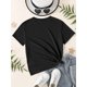 thumbnail image 3 of Girls' Casual Cotton T-Shirt | Colorful Heart Print | Round Neck, Short Sleeve | Multi-Color Graphic Tee for Spring/Summer | Machine Washable | Ideal for Everyday & Outdoor Activities, Everyday Girls, 3 of 7