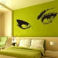 thumbnail image 4 of Gustave Sexy Eyes Girl Face Wall Sticker Big Eyes Wall Decals Removable Vinyl Decor Wall Art for Living Room Bedroom Decoration (19" x 22"), 4 of 8
