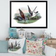 thumbnail image 3 of Designart 'Vintage Countryside Two Birds In Lake' Farmhouse Framed Art Print, 3 of 4