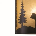 thumbnail image 5 of Vaxcel Bozeman 1 Light Bronze Rustic Bear Tree Indoor Outdoor Flush Wall Sconce, 5 of 8