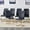 Gray, variant on Sudica Upholstered Dining Chairs Set of 4 PU Leather Dining Room Chair with Silver Metal Legs,Dark Gray