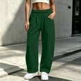 thumbnail image 2 of Women's cargo sweatpants elastic waist Womens Winter Casual Fashion Solid Color Multi Pocket Drawstring Elastic Waist Sweatpants Comfy Sweatpants for Women Gifts for Her, 2 of 7