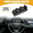 thumbnail image 2 of Interruptor principal del elevalunas eléctrico Unique Bargains para Hyundai Sonata 2015-2019 plástico negro, 2 of 8