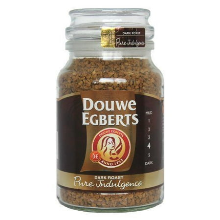 Douwe Egberts Pure Indulgence Instant Coffee in Jar, Dark Roast, 7.05-Ounce,