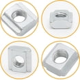 thumbnail image 4 of 100Pcs M5 Slide in T Nut 2020 Aluminum Extrusion T Nuts, M5 Sliding T Nuts Tee Slot Nuts for 3D Printer, CNC Router, 2020 Series Aluminum Extrusion Profile with Slot 6mm 2020 Series M5 100 Pack, 4 of 7