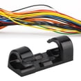 thumbnail image 2 of 16 clips de cable autoadhesivos, soporte para cables, organizador de cables para una hermosa oficina en casa (L), 2 of 8