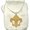 Cream, variant on Pet, Dog Cat Hoodie Rhinestone, "Gold Fleur De Lis"