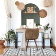 thumbnail image 4 of Moynesa 2'x6' Boho Moroccan Runner Rug,Washable Black White Kitchen Runner Rug Non Slip,Low-Pile Soft Bohemian Tribal Carpet Runners for Hallways Entryway Laundry Bedside Farmhouse, 4 of 7