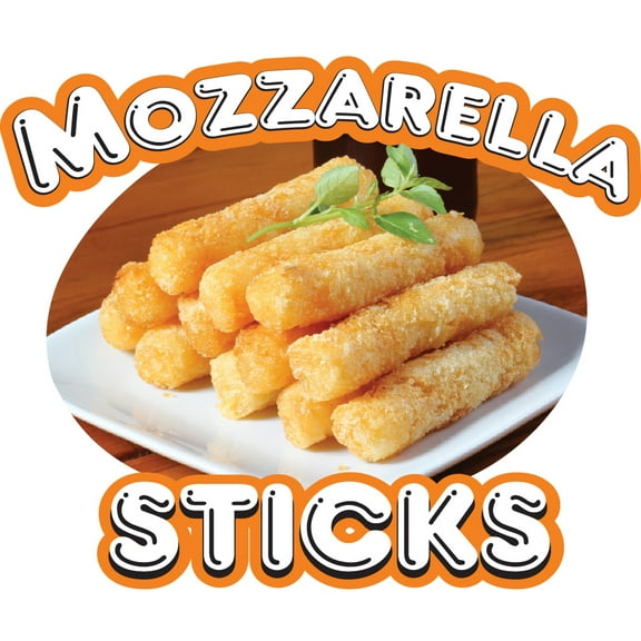 MOZZARELLA STICKS 12" Concession Decal sign cart trailer stand sticker equipment