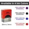 thumbnail image 2 of Printtoo First Class Mail International Self Inking Rubber Stamp Pre,Inked Office Stamp, Home Office Business Stationery, 38 x 14 mm, Black, 2 of 5