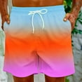 thumbnail image 4 of Penkiiy Carnivals Shorts, Men's Basketball Shorts Casual Workout Athletic Shorts Mesh Flame Gradient Running Short Pants 2XL Multicolor, 4 of 9