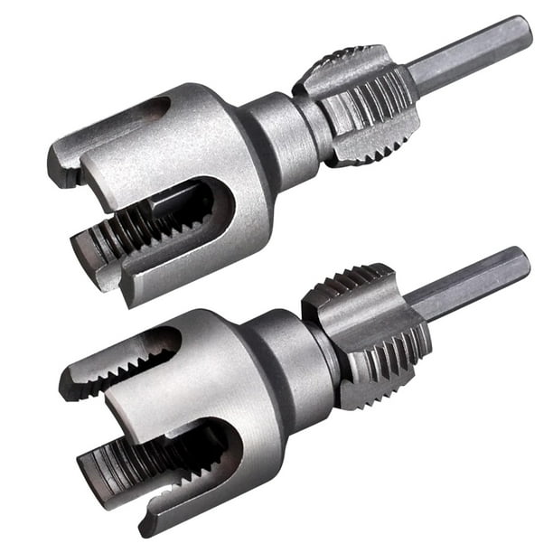Herramienta Corte Rosca Tubería 1/2in 3/4 Pulgadas Tamaños Rethreading Tool (C)