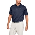 thumbnail image 1 of Under Armour - Mens Tech Polo, Size: 4X-Large x Tall, Color: Midnight Navy/Graphite, 1 of 1