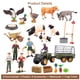 thumbnail image 2 of Figuras de animales de granja Toymany, 54 unidades, con casa de granero, 2 of 9