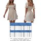thumbnail image 2 of Vestido De Las Señoras Vestido de mujer sin espalda con cordones y manga farol elegante para fiesta (blanco XL) Ygjytge para Mujer Blanco T S, 2 of 8